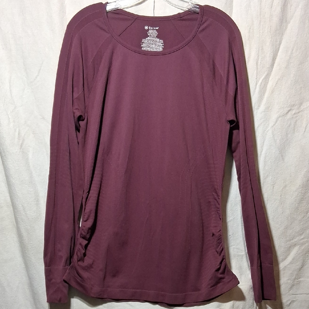 GAIAM Women's Long Sleeve Top - Deep Purple